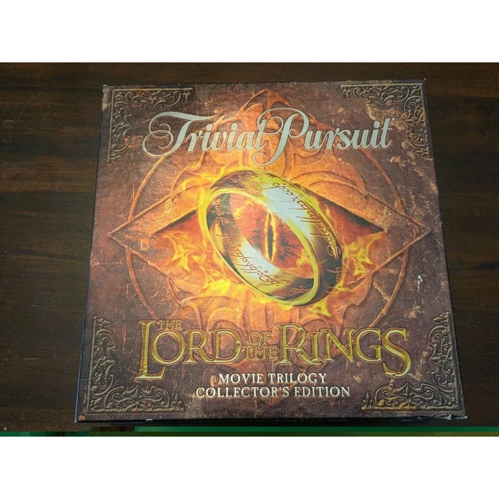 Milton Bradley Trivial Pursuit: The Lord of The Rings Board Game 100% Complete